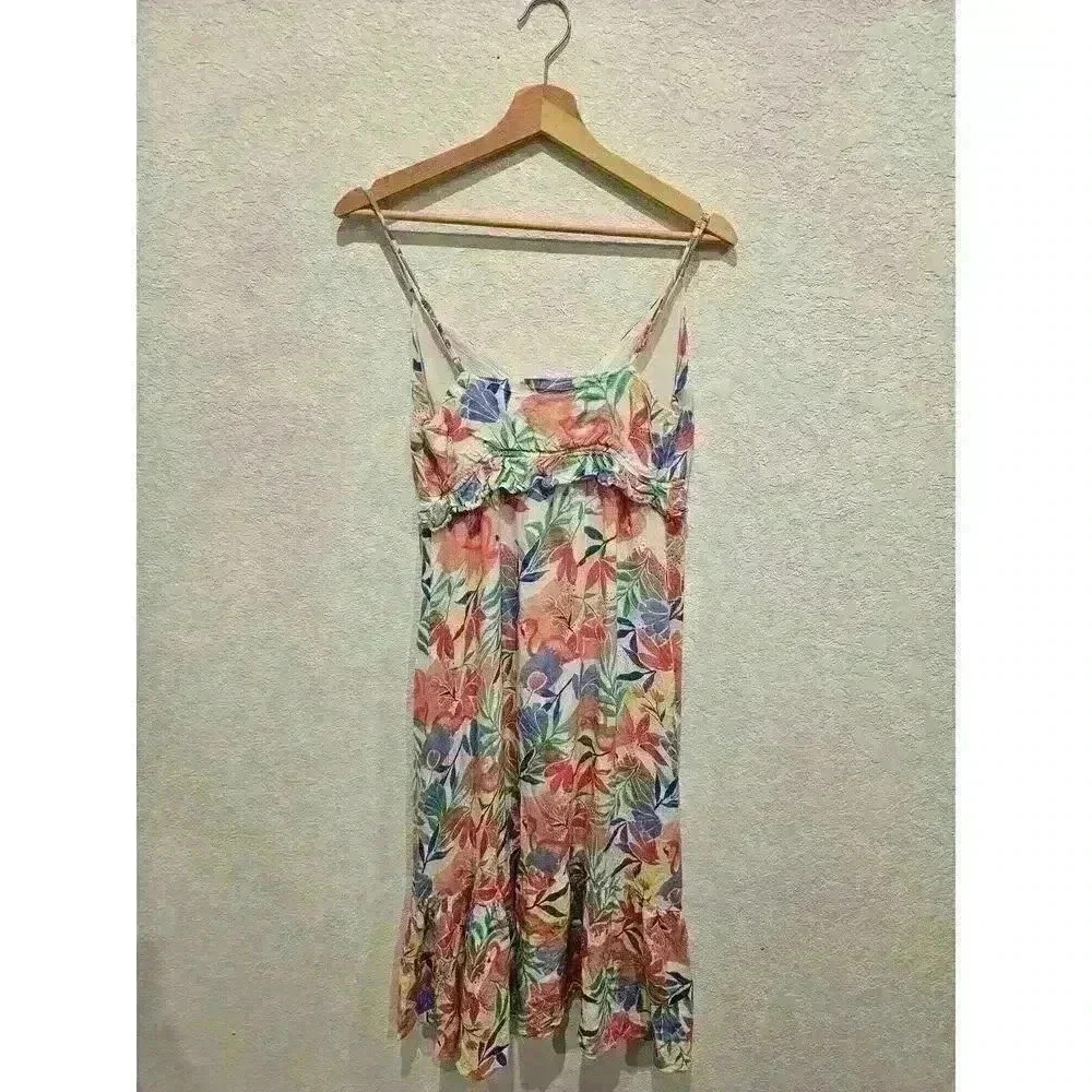 IMPRESSIONS, PRETTY AND PLEASANT FLORAL MIDI sz Small